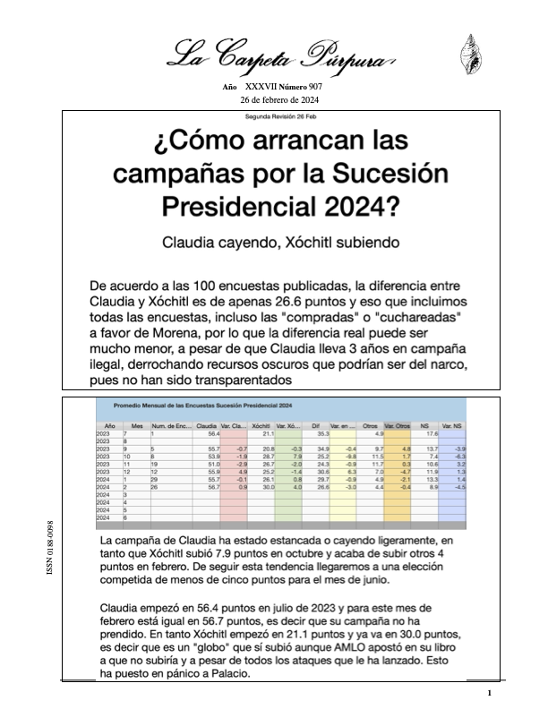 La Carpeta Púrpura 907 (ejemplar)